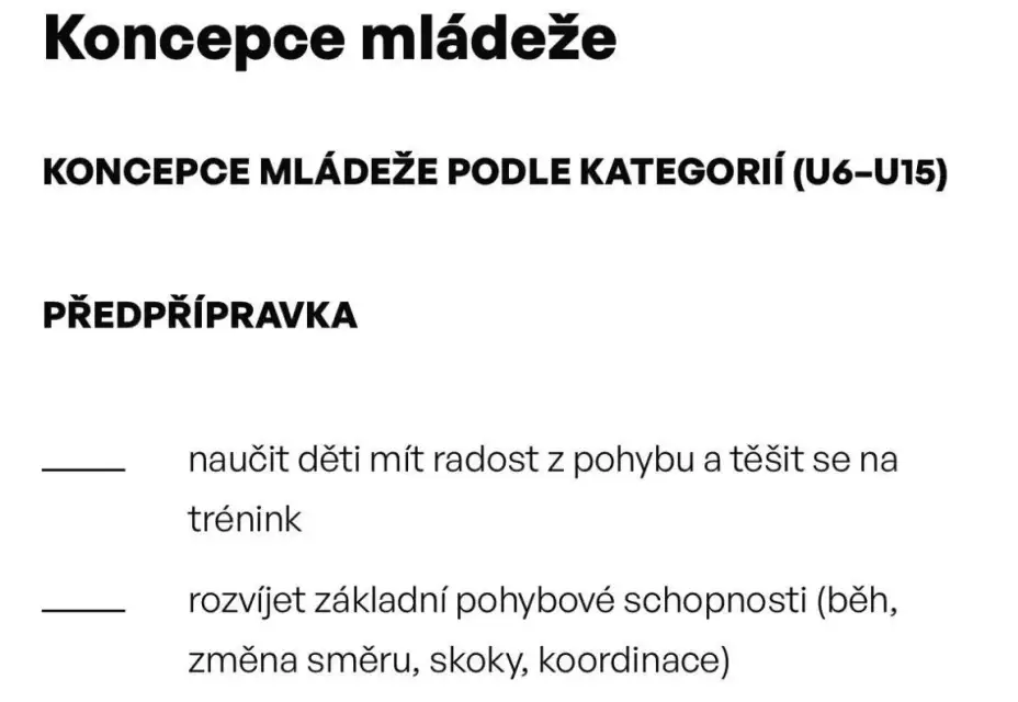 KONCEPCE MLÁDEŽE